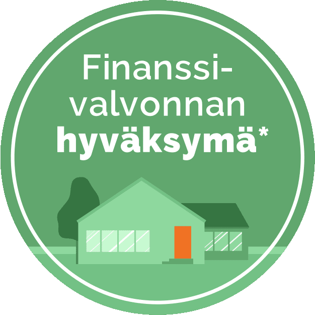 hae lainaa - etua on finanssivalvonnan hyväksymä palveluntarjoaja